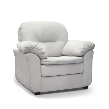 Кресло Андрэа замша белый
